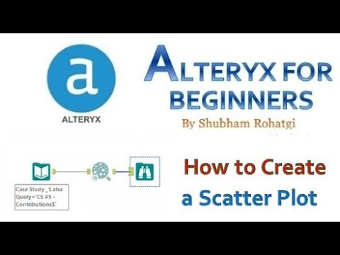 Alteryx - How to Create a Scatter Plot
