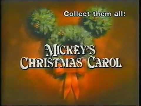 Disney Christmas video collection promo 1990
