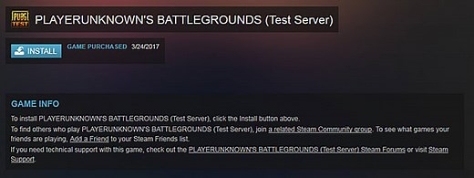 PLAYERUNKNOWN’S BATTLEGROUNDS Public Test Server (PTS) Guide