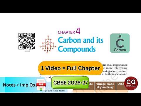 Carbon and its Compounds Class 10 Science Chapter 4 Line by Line Explanation | CBSE Guidance