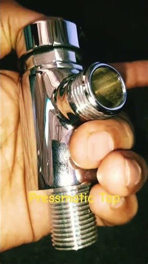 Pressmatic Water Tap , Plumbing Time Delay Faucet, #plumbingtime #youtubeshorts #tech #reels