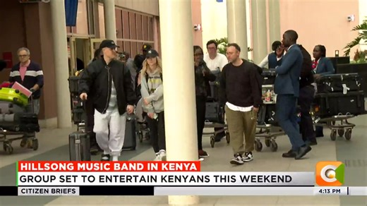 Hillsong London worship: International gospel stars have landed in Kenya Group set to entertain Kenyans this weekend This is the first the team is performing in Kenya #CitizenBriefs | Citizen TV Kenya
