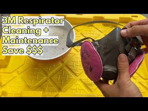 How to Clean a 3M Face Respirator in under 4 minutes | Save Money and Time by Reusing Safely!