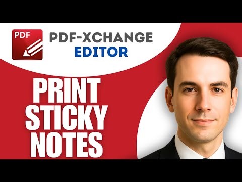 How To Print Sticky Notes In Pdf XChange Editor