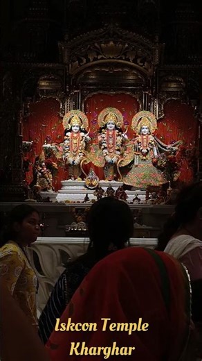 Iskcon Temple, Kharghar, 2nd biggest Temple in India 🇮🇳