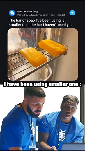 The Soap Bar I've Been Using vs The One I Haven't Used Yet 😂
