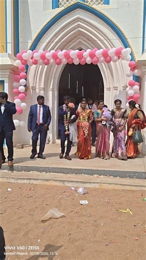 ✝️💥RC Church Wedding day? #கூடன்குளம் #christianweddinghighlights #shorts