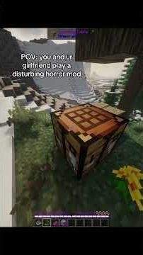 This mod is very disturbing!! #minecraft #funny #horror #disturbing #scary #girl #mods #fyp #viral