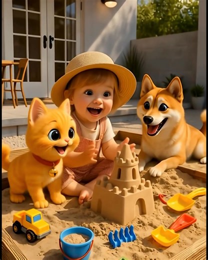 CatTon World on Instagram: "Cute Kitten Brings the Coolest Sand Tools — Let the Fun Begin! 😻🏝️ It’s playtime at the beach! 🏖️🐾 Watch our adorable AI kitten as he brings the coolest sand-digging tools and turns an ordinary day into a fun-filled beach adventure! From building cute sand castles to digging together with his little boy friend, every moment is packed with laughter, sunshine, and summer magic. ☀️💛 💖 Made entirely with AI! Don’t forget to like, comment, and subscribe for more ador