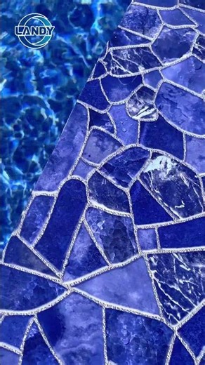 Sapphire Marble Pool Liner