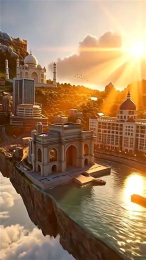Future India 2050 – Sky Island Concept 🔥🚀