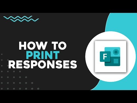 How To Print Microsoft Forms Responses (Quick & Easy)