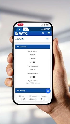 How to Switch to Paperless Billing in myWTC (In Under a Minute)