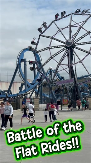 Battle of the Flat Rides at Six Flags Over Georgia!! 🎡🎠