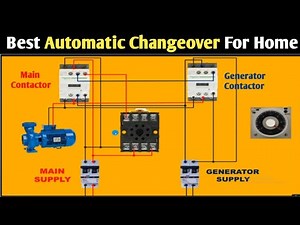Automatic Changeover Switch!How to Make Automatic Changeover Switch
