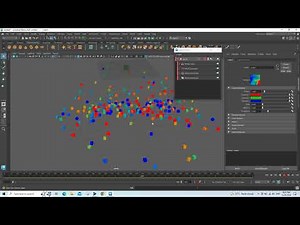 How to use mash dynamics in Maya basic tutorial