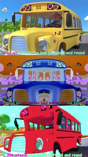 Wheels on the Bus Remix || Several Cocomelon Effects 120 Seconds Nursery Rhymes || Jollymix Kids TV