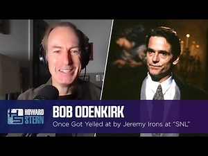 Bob Odenkirk Got Yelled at by Jeremy Irons at “SNL”