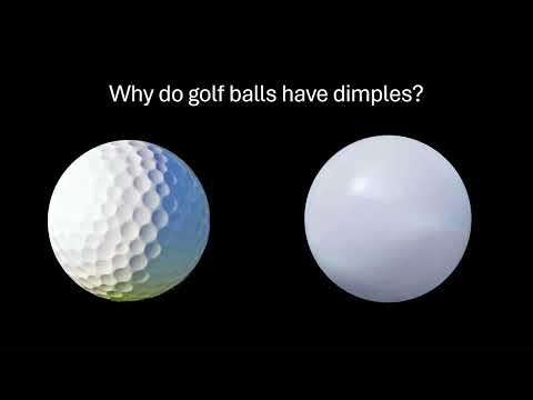 CFD golf ball vs smooth ball