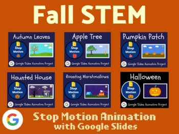 Fall STEM Challenges Bundle | Stop Motion Animation & Google Slides Activities