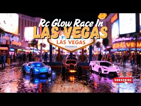 🌟🏎️ RC Glow Race in Las Vegas Strip – Neon Night Adventure! ✨🌆