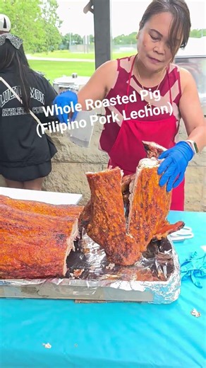 Lechon Baboy | Whole Roasted Pig | Fil-American Association of Iowa