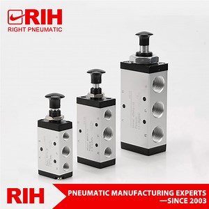[Hot Item] 3r 4r Series 1/4 Inch Single Head Pneumatic Hand Lever Valve, Hand Control Pull Push Button Hand-Draw Valve