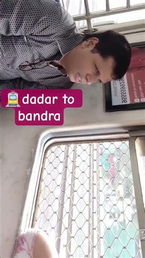 🚊dadar to bandra clip 2 local me journey 💃🏻😊🎊
