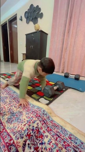 Little Child Abs Workout 👶🔥 | Strong Core Exercise for Kids #Shorts