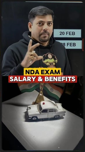 NDA Salary & Benefits Explained 😳Worth It? #relatable #motivation #aspirants #nda #salary #job #tips