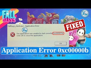✅ How To Fix FallGuys_Client_game.exe - Application Error | Fall Guys Application Error 0xc000007b