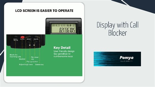 Watch Caller ID Box for Landline Phone Number LCD Display on Amazon Live