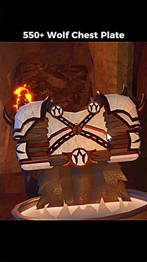 INSANELY OVERPOWERED Wolf Chestplate 💀🙏 #roblox #theforge