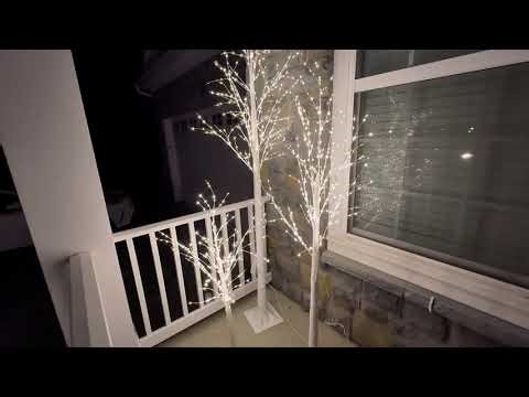 Magical LED Birch Trees for Your Holiday Decor ✨🎄
