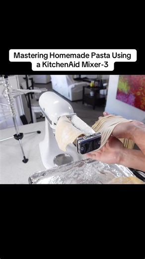 Mastering Homemade Pasta Using a KitchenAid Mixer-3 #mixer #pasta