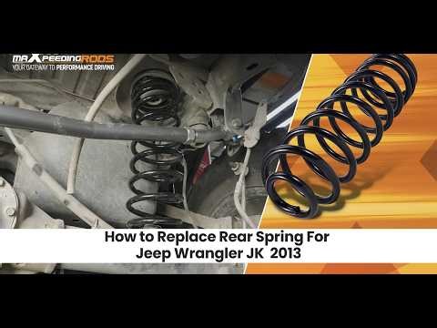 How to Replace Rear Spring ForJeep Wrangler JK 2013