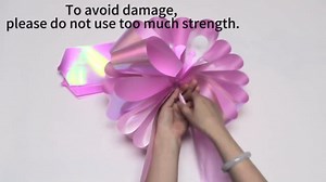 14 Inch Giant Bow for Present,1Pcs Big Gift Bow,Big Gift Bow for appliances,Bikes,Table Decorations and Party Events(Blue)