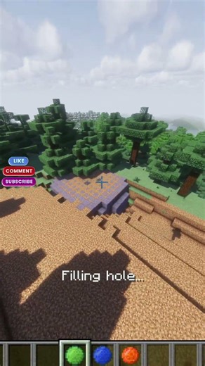This Mod Fills ANY Hole in Minecraft… 🤯 #minecraft #minecraftshorts #minecraftmods #gaming #viral