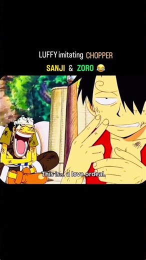 Luffy Imitating Chopper, Sanji & Zoro 😂 | One Piece Funny Moments | Anime Comedy Scene #shorts