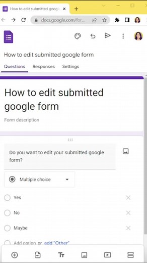 How to edit a submitted google form? Learn #GoogleForms today with Pearl Lemon! #fyp #learnontiktok #google