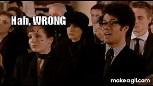 IT Crowd - Moss says "Hah, wrong!" on Make a GIF