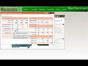 Micromatic Quarter 1 Marketing Decisions -- Past Version