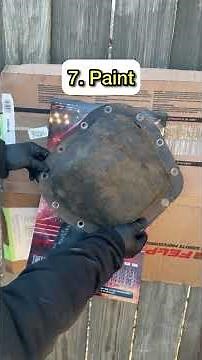 12 steps to do differential service. #oneeyedgarage#autorepair#automotive#differential#fordf150