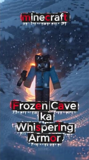 “Steve aur Frozen Cave ka Whispering Armor” #minecraft #shorts #horrorstories