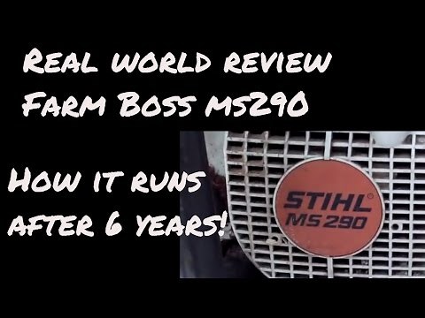 Stihl Chainsaw review MS290 after six years