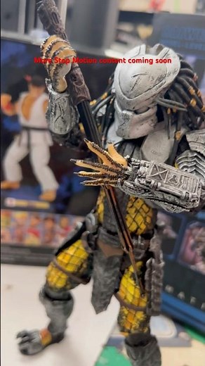 Sneak Peek at some more of my New Stop Motions 👀🔥 #StopMotion #Predator #Shorts #actionfigures