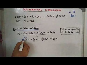 Introduction of Mathematical Expectation