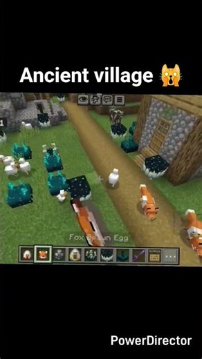 Ancient village 🙀#minecraft