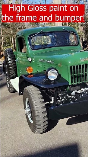 1952 Dodge Power Wagon concours lever restoration # Power Wagon