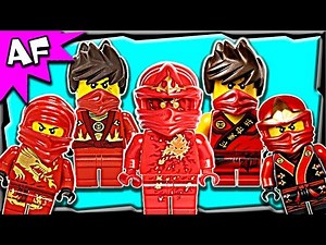 Lego Ninjago Kai RED NINJA Minifigures Complete Collection